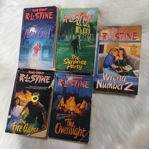 Games | Rl Stine Fear Street Book Lot 5 Books Vintahe 199s 90s Young ...